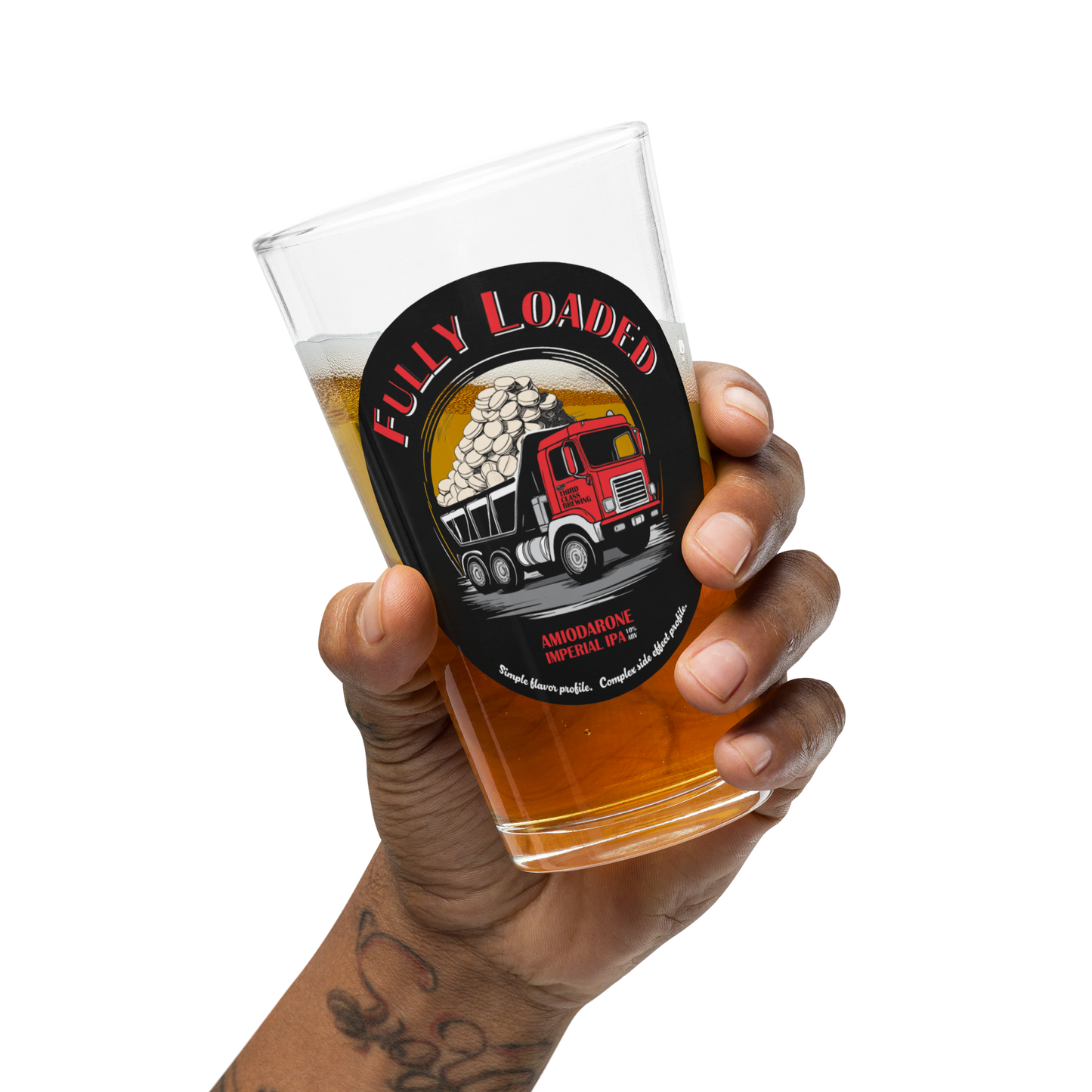 FULLY LOADED Amiodarone Imperial IPA 16 oz Shaker Pint